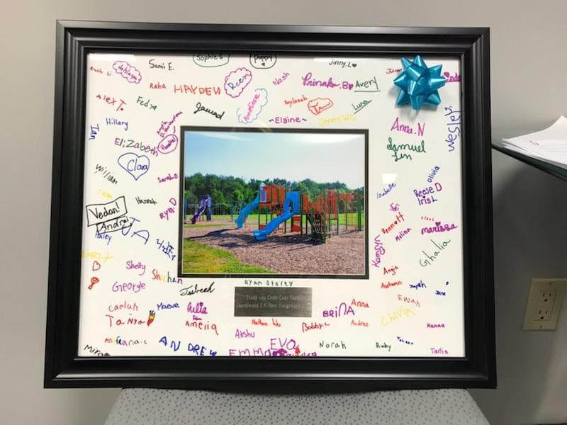 Cindy Cody Team - Laurelwood Playground framed signatures